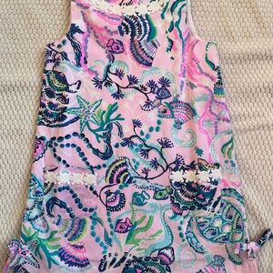 Lilly Pulitzer Pink and Blue Floral Dress